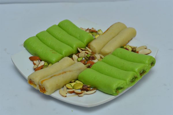 Badam And Pista Roll